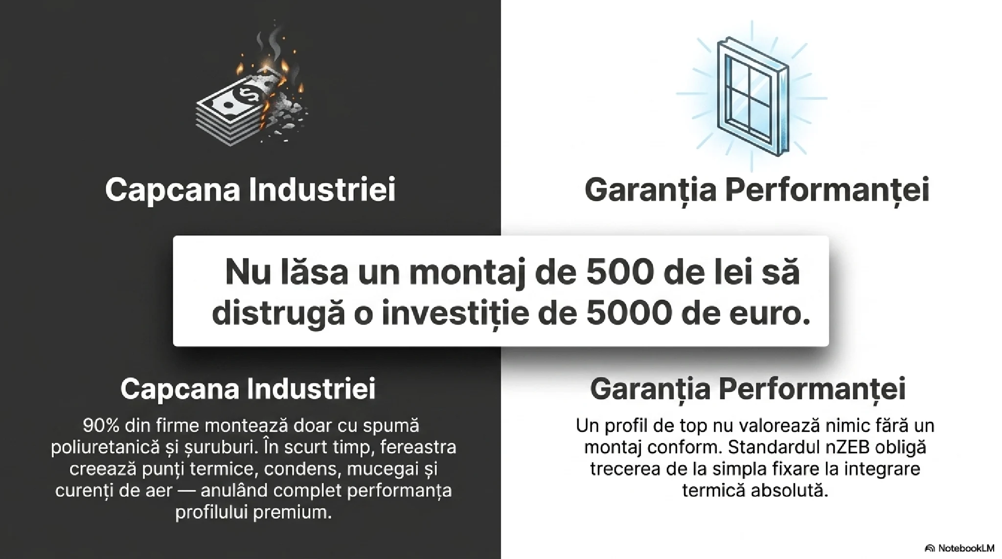 Capcana industriei versus garanția performanței la montaj